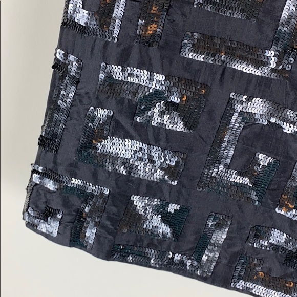 French Connection sequin silk pencil skirt - Picture 2 of 6